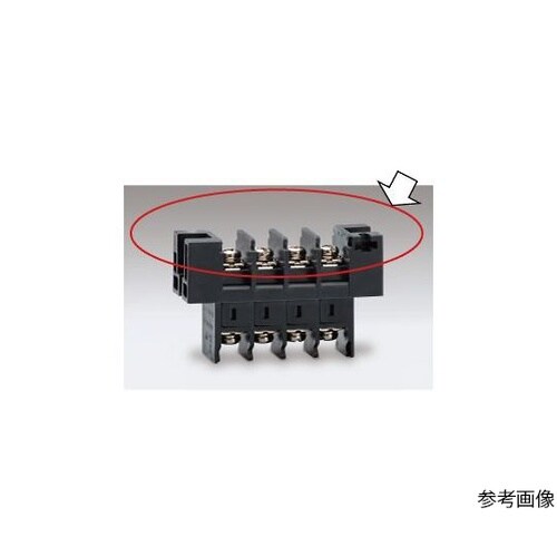 強電用貫通型端子台 3極 ワンタッチカバ