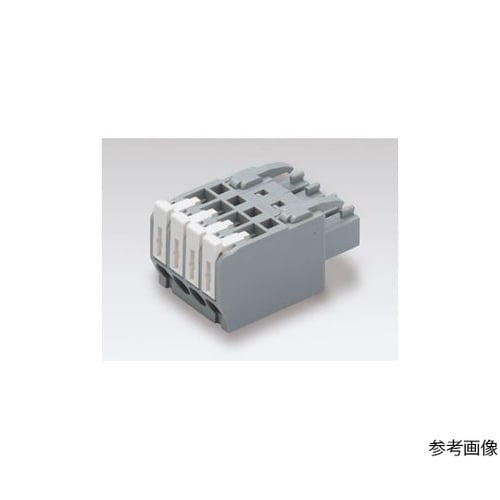 スクリューレス端子台 プラグ(縦ロック機