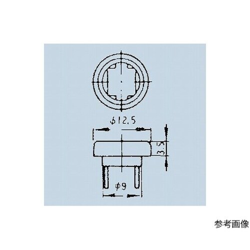 照光式押しボタンスイッチ取付枠 黒