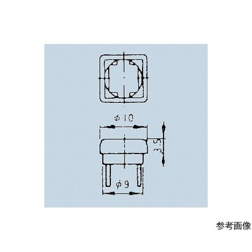 照光式押しボタンスイッチ取付枠 アイボリ