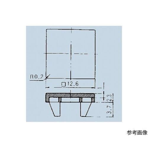 照光式押しボタンスイッチ ボタン角12.