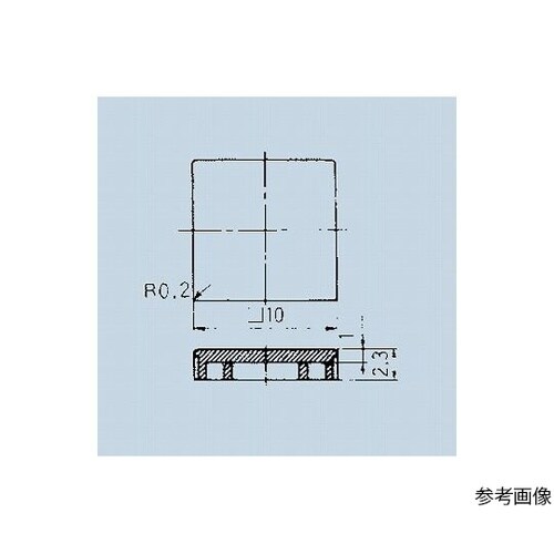照光式押しボタンスイッチ角10ボタン 緑