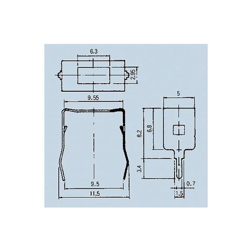 スライドスイッチASE用ブラケット