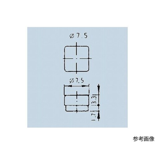 押しボタンスイッチ角7.5ボタン 緑
