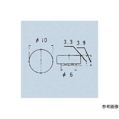 押しボタンスイッチ10φボタン 白