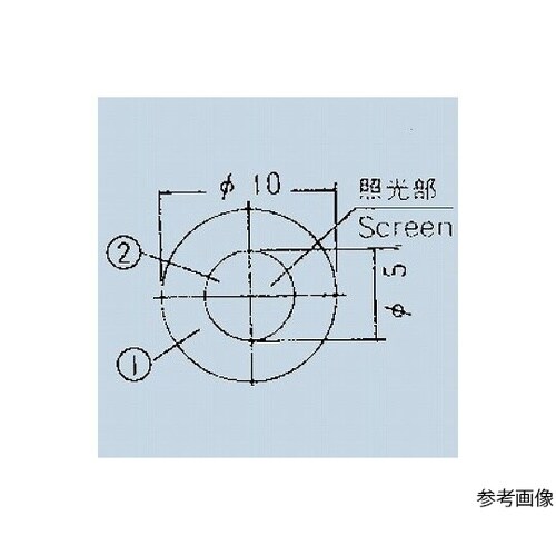 照光式押しボタンスイッチ10φボタン 白