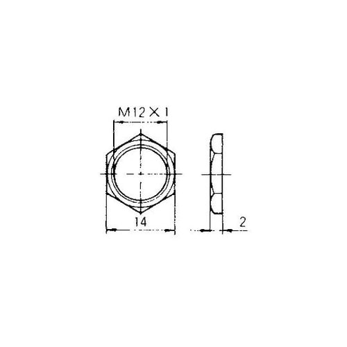 押しボタンスイッチ ロックナット