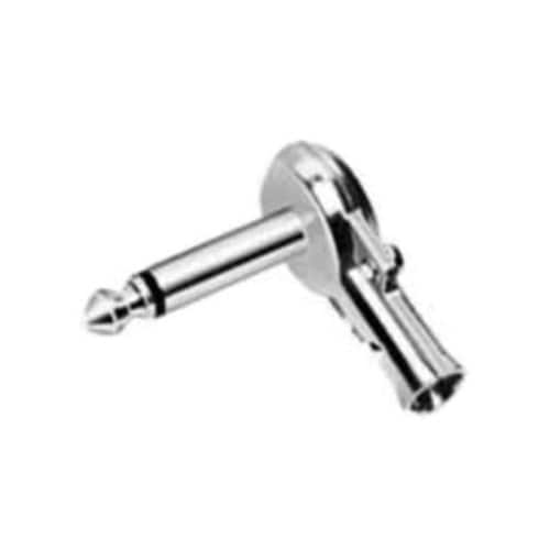 φ6.3mmモノラルプラグL型メタル