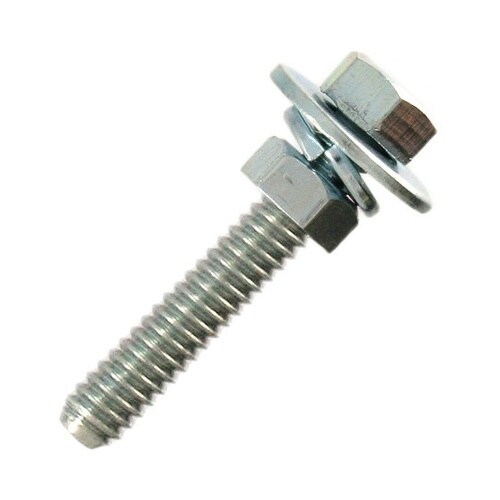 F006 六角小捻N付1/4×38