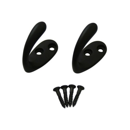 17791 コートフックブラック 2個入