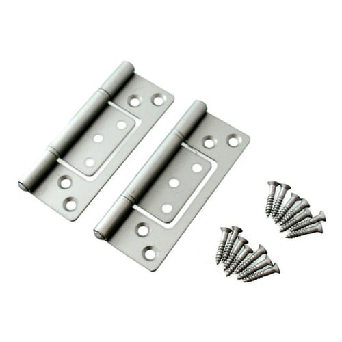 26039 フラッシュ丁番89mmシルバ