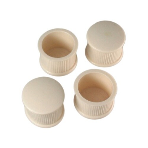 57015 脚キャップ 28丸 白 4個