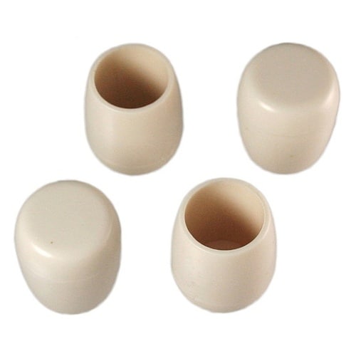 57114 パイプ脚キャップ18mm丸白