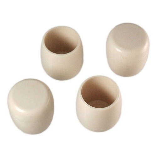 57115 パイプ脚キャップ21mm丸白