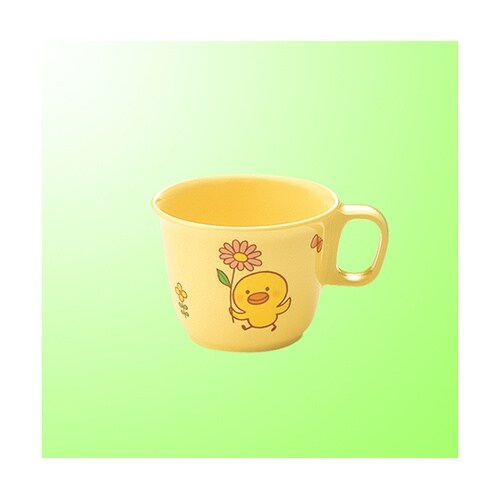 C 16−HIY 柄付カップ ひよこ/黄