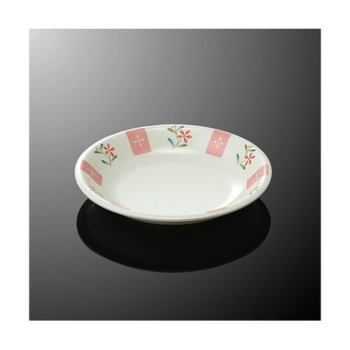 D 49−HT 16.5cm丸皿 花短冊