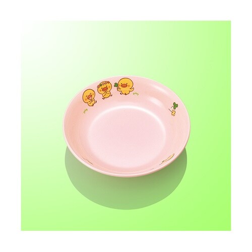 D 52−HIP14cm丸深皿ひよこ/桃