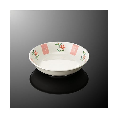 D 52−HT 14cm丸深皿 花短冊