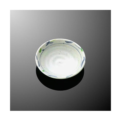 D 75−SA 丸新香皿 小 笹風