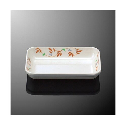 D 98−BKK 隅切深角皿 大 紅唐草