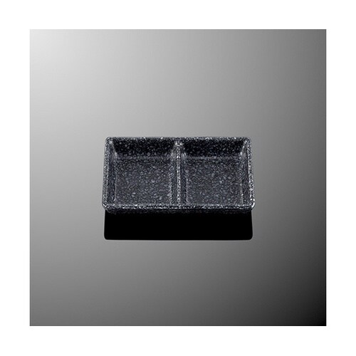 D 262−ISM 二品皿 石目