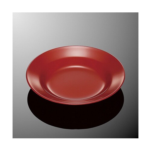 E 9−R 8吋スープ皿 朱