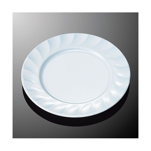 E 48−BS23cmミート皿青シャドー