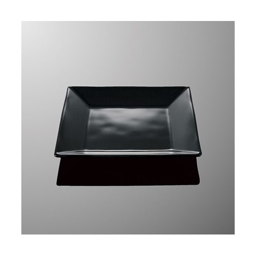 E 113−BKC 17cm角平皿 黒C