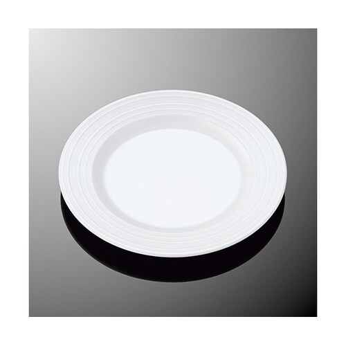 E 174IWC21cmミート皿浅型白C