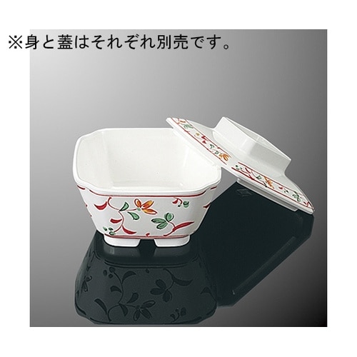 G39CF−AKK 正角小鉢 蓋赤絵唐草