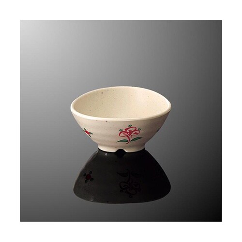 G 72−SJ 三角小鉢 小 花赤絵