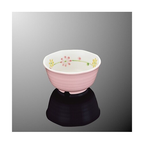 G 93−HP 八角丸小鉢小花ピンクDC