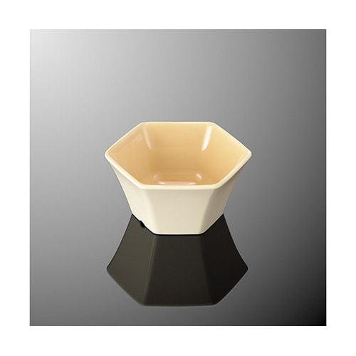 G 107−IOC六角ボール小乳白/橙C