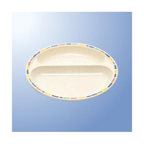 J 21−SK 二つ仕切皿 クレヨン