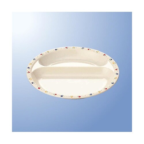 J 21−PF 二つ仕切皿 プチフラワー