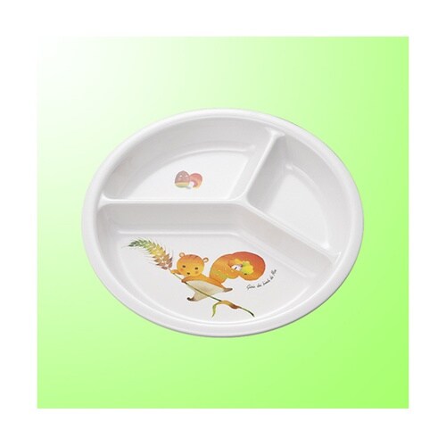 J 25−BC 三つ仕切皿 小 リス