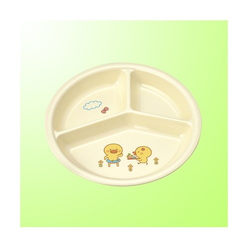 J 25−HI 三つ仕切皿 小ひよこぐみ