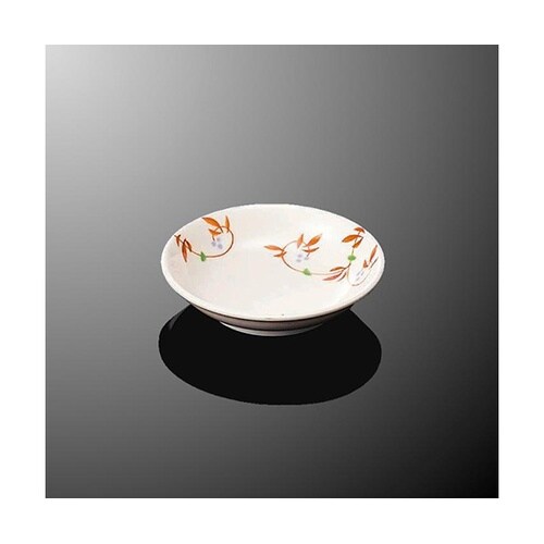 L 31−BKK 小皿 紅からくさ