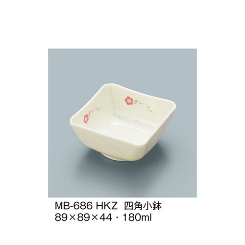 MB−686_HKZ 四角小鉢ひめかずら