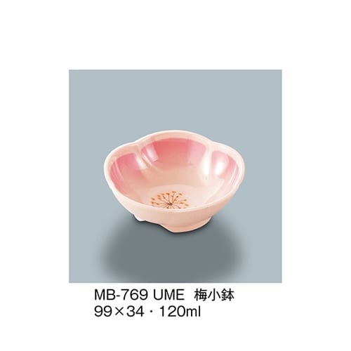 MB−769_UME 梅小鉢 梅の花 桃