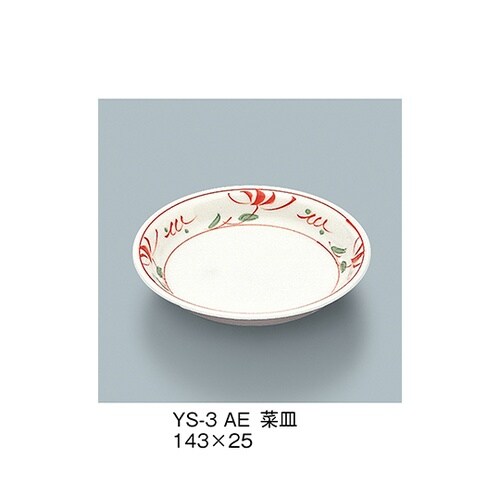 YS−3_AE 菜皿 赤絵
