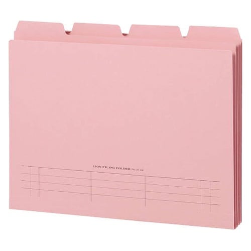 山付ファイル No.31ー4P ピンク