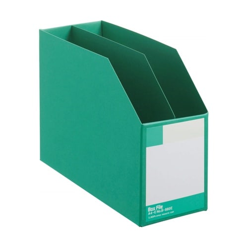 ボックスファイル B−880E A4緑