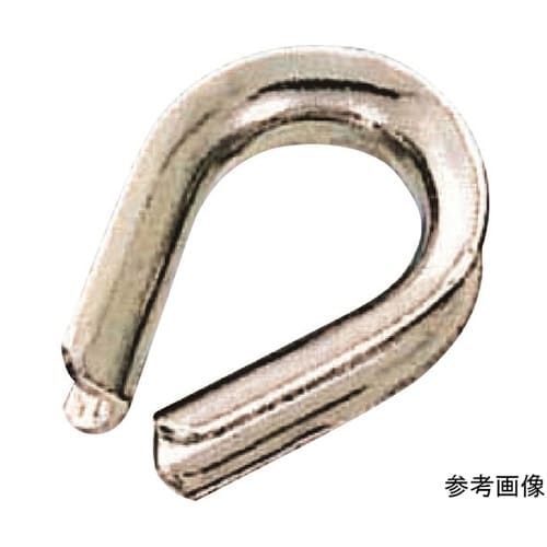 ステンレス 豆シンブル 使用ロープ径6m