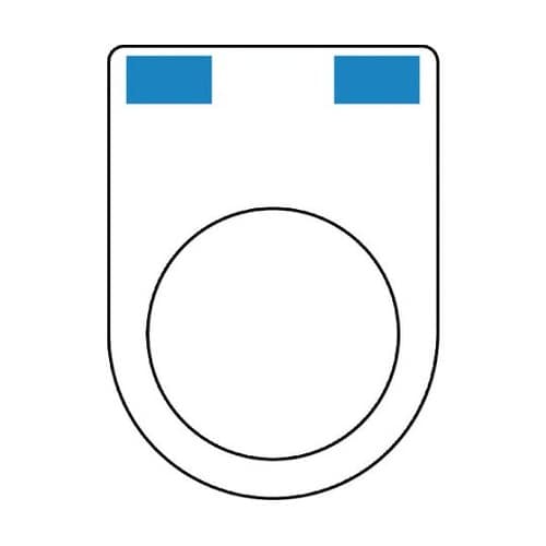 P304B 押ボタン(メガネ銘板)