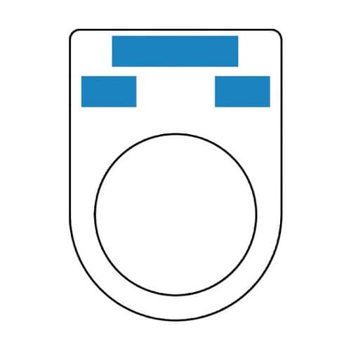 P304E 押ボタン(メガネ銘板)