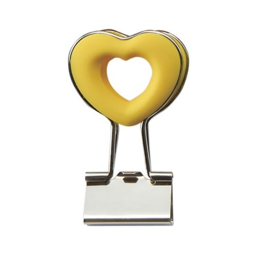 DCH−2YE ハートクリップ イエロー