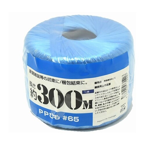 00720007 PP玉巻ひも300m青