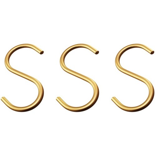 95358アルミSフック中ゴールド3本入