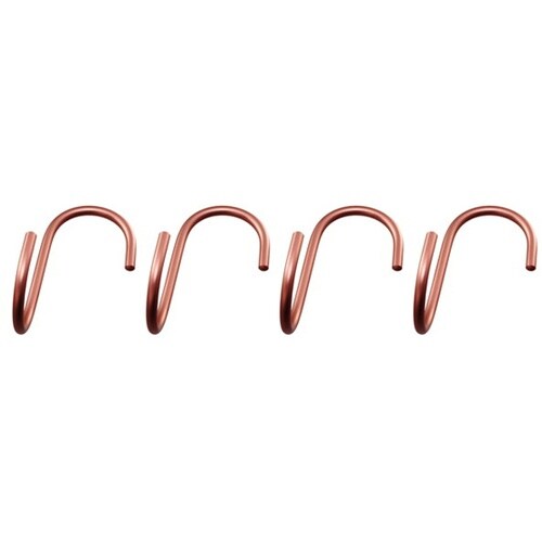 95365 アルミ直角Sフック小ブロンズ